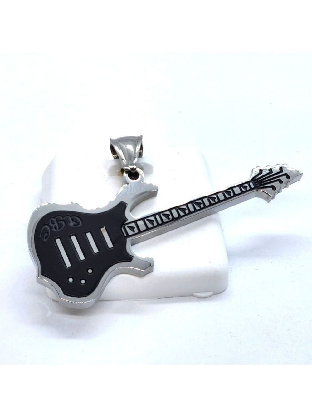 Stainless Steel Silver Tone Guitar